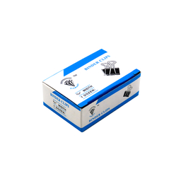 گیره دوبل پارسیکار (Parsikar) رنگ مشکی سایز 15 میلی متر بسته 12 عددی