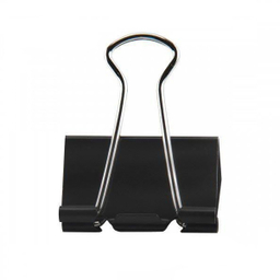 گیره دوبل پارسیکار (Parsikar) رنگ مشکی سایز 25 میلی متر بسته 12 عددی