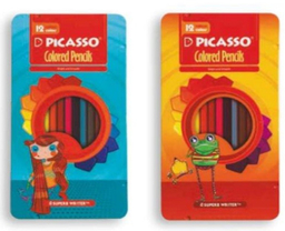 مداد رنگ ی پیکاسو (Picasso) جعبه فلزی 12 رنگ