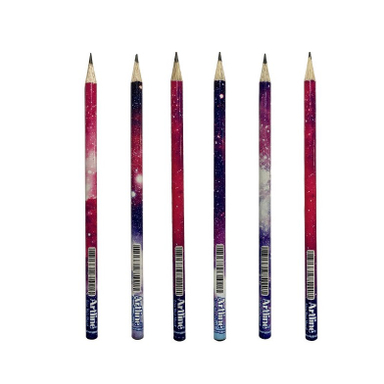 مداد مشکی آرت لاین کد EPH-006 مجموعه 6 عددی