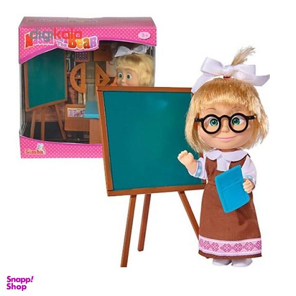 عروسک سیمبا مدل Masha School Fun سایز کوچک