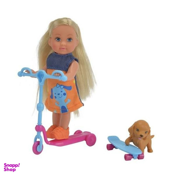 عروسک سیمبا مدل Scooter Fun سایز کوچک