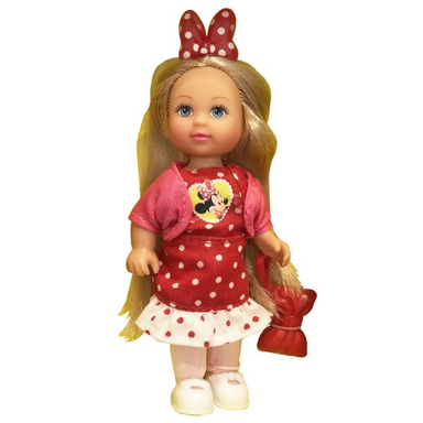 عروسک سیمبا مدل Evi Love Pink Coat ارتفاع 12 سانتی متر