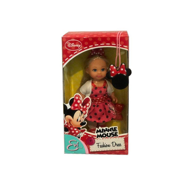 عروسک سیمبا مدل Evi Love Minnie Mouse Fashion Dress ارتفاع 12 سانتی متر