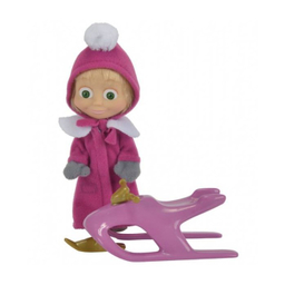 عروسک سیمبا مدل Masha Snow Bob Fun سایز خیلی کوچک