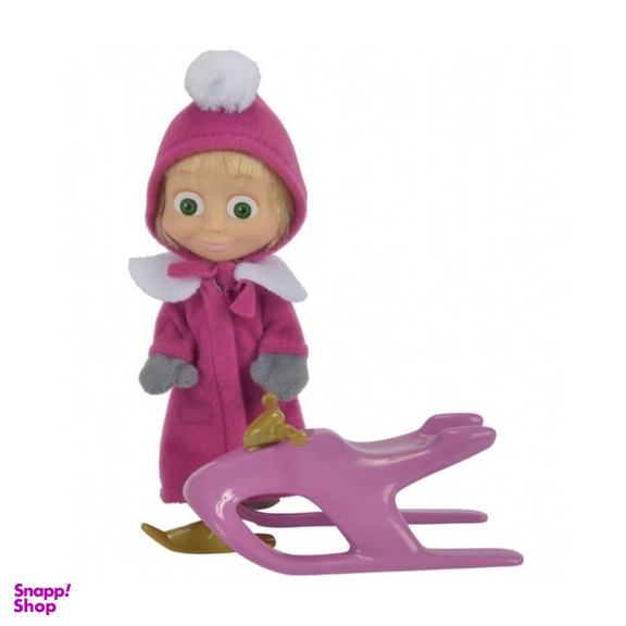 عروسک سیمبا مدل Masha Snow Bob Fun سایز خیلی کوچک