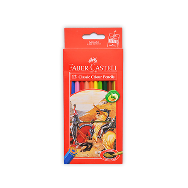 مداد رنگی فابر کاستل (Faber Castell) بسته 12 رنگ جعبه مقوایی