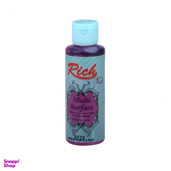 رنگ اکرولیک ریچ (Rich) مدل مولتی سورفیس رنگ blackberry 2172