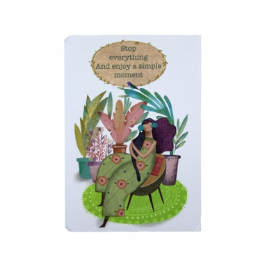 دفتر یادداشت دات نوت (Dot Note) مدل Women's life سایز A7 کد 2485