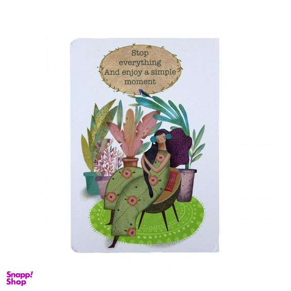 دفتر یادداشت دات نوت (Dot Note) مدل Women's life سایز A7 کد 2485