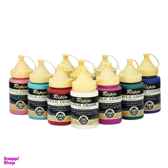 رنگ آکریلیک قوطی رپین (Repin) رنگ 3 Burnt Umber حجم 280 میلی لیتر