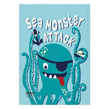 دفتر مشق 60 برگ تک خط وزیری شومیز فانتزی جلد نرم الیپون (Elipon) کد 2201241