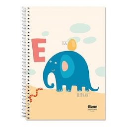 دفتر دوخط 40 برگ وزیری سیمی فانتزی طرح 1337 الیپون (Elipon) کد 2901337