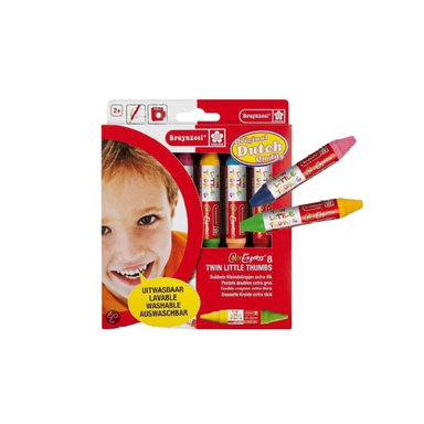 مداد شمعی دو سر برونزیل (Bruynzeel) سری کالر اکسپرس 8 رنگ