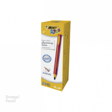مداد مشکی 3 گوش بیک (Bic) سری کیدز
