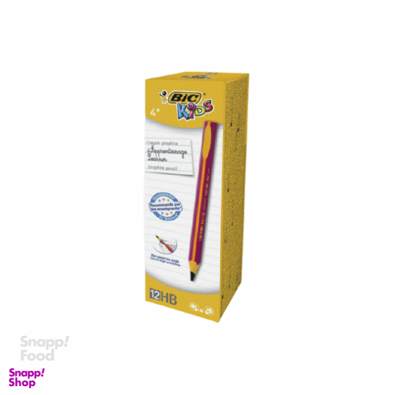مداد مشکی 3 گوش بیک (Bic) سری کیدز
