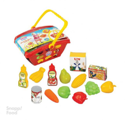 ست اسباب بازی سبد سوپر مارکت 14 قطعه (Dede) سری کندی اند