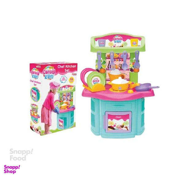 ست اسباب بازی آشپزخانه 16 قطعه دد (Dede) سری کندی اند کن