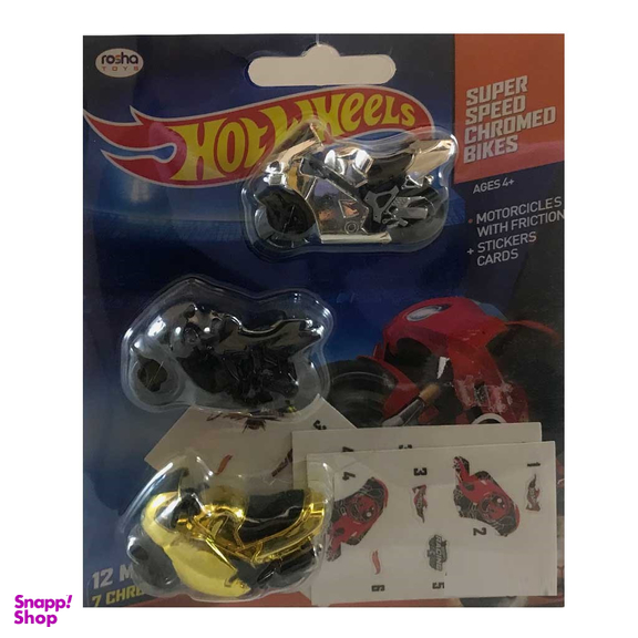 پک 3 عددی موتور متل (Mattel) سری هات ویلز