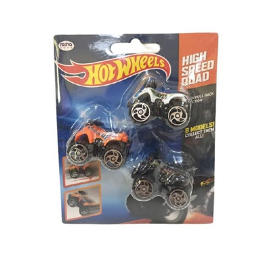 پک 3 عددی چهار چرخه متل (Mattel) سری هات ویلز