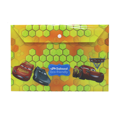 پاکت دکمه دار سهند (Sahand) مدل ماشین ها مک کویین رنگ زرد