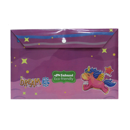 پاکت دکمه دار سهند (Sahand) مدل پونی رنگ سرمه ای