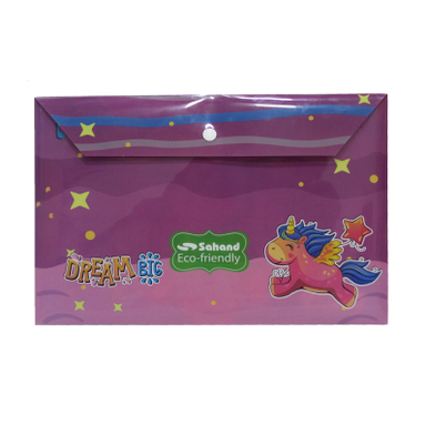 پاکت دکمه دار سهند (Sahand) مدل پونی رنگ سرمه ای