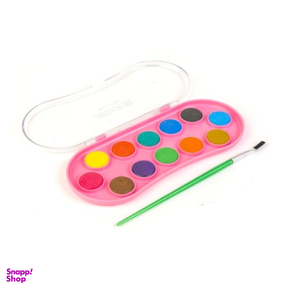 آبرنگ بیضی آریا (Arya) سایز کوچک بسته 12 رنگ