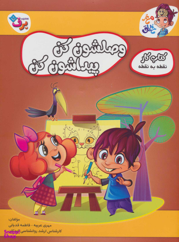 کتاب کار مغز خلاق 13 (وصلشون کن، پیدا کن) اثر فاطمه قدیانی و مهری عربیه انتشارات برف