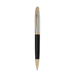 خودکار نیمه یوروپن (Europen) مدل Ring بدنه نیمه مشکی مات با گیره زرد