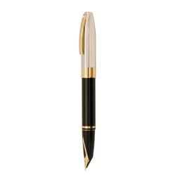 خود نویس شفر (Sheaffer) مدل Legacy بدنه نیمه کروم براق گیره طلایی با نوک طلا 18 عیار