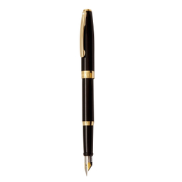 خود نویس شفر (Sheaffer) مدل Sagaris بدنه مشکی لاکی با گیره زرد