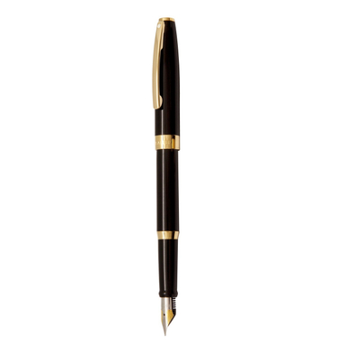 خود نویس شفر (Sheaffer) مدل Sagaris بدنه مشکی لاکی با گیره زرد