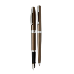 خودکار و خود نویس شفر (Sheaffer) مدل Sagaris بدنه قهوه ای لاکی با گیره استیل