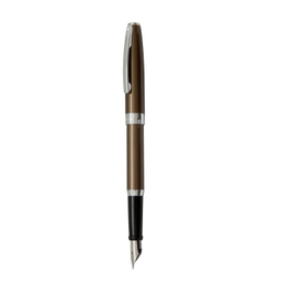خود نویس شفر (Sheaffer) مدل Sagaris بدنه قهوه ای لاکی با گیره استیل