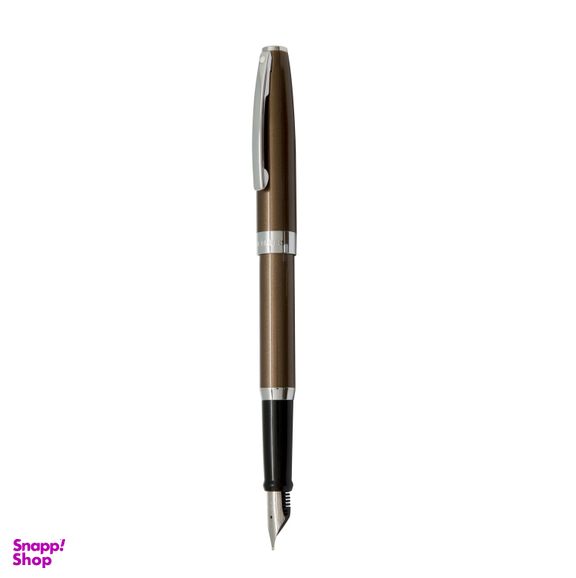خود نویس شفر (Sheaffer) مدل Sagaris بدنه قهوه ای لاکی با گیره استیل