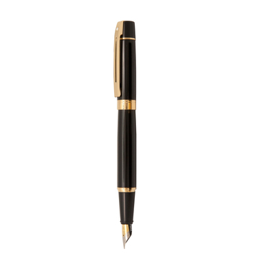 خود نویس شفر (Sheaffer) مدل 300 بدنه مشکی لاکی با گیره زرد