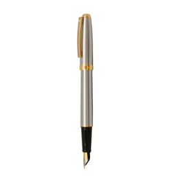 خود نویس شفر (Sheaffer) مدل Prelude بدنه استیل با گیره زرد