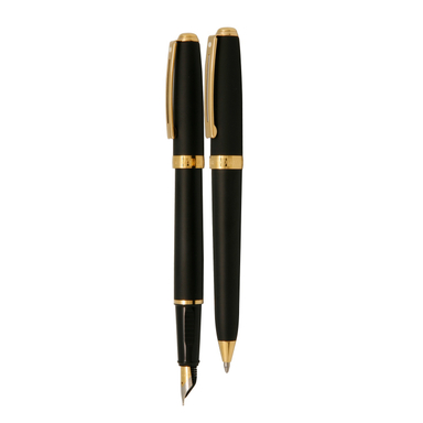 خودکار و خودنویس شفر (Sheaffer) مدلPrelude بدنه مشکی ابری با گیره زرد
