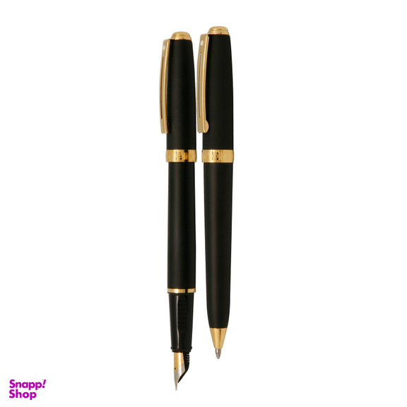 خودکار و خودنویس شفر (Sheaffer) مدلPrelude بدنه مشکی ابری با گیره زرد