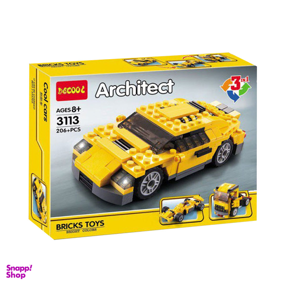 لگو 3 در 1 مدل ماشینها دکوول (Decool) کد 3113