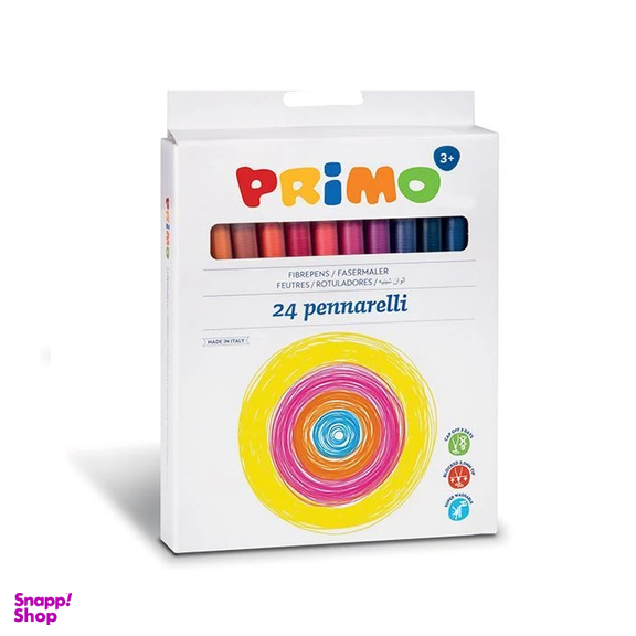 ماژیک نقاشی پریمو (Primo) قابل شستشو 24 رنگ کد 602Pen24