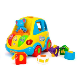 اتوبوس آموزشی و موزیکال هالی تویز (Huile Toys) کد 896