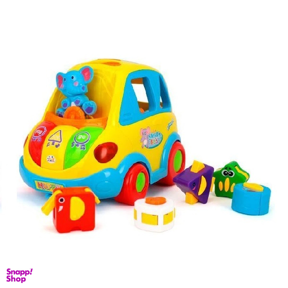 اتوبوس آموزشی و موزیکال هالی تویز (Huile Toys) کد 896