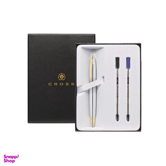 ست خودکار کراس (Cross) مدل Calais Set With Refills با دو مغزی اضافه