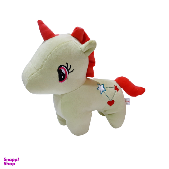 عروسک یونیکورن تک شاخ ستاره سبز رنگ سایز کوچک