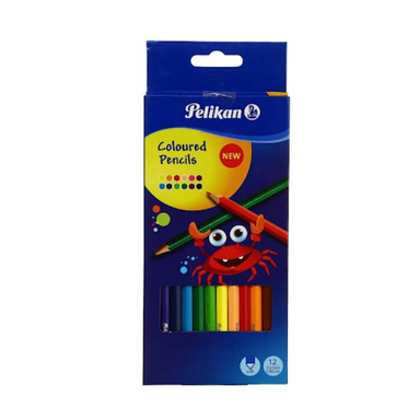 مداد رنگی پلیکان (Pelikan) جعبه 12 رنگ مقوایی