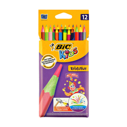 مداد رنگی بیک (Bic) مدل اولیشن سری کیدز طرح سیرک 12 رنگ