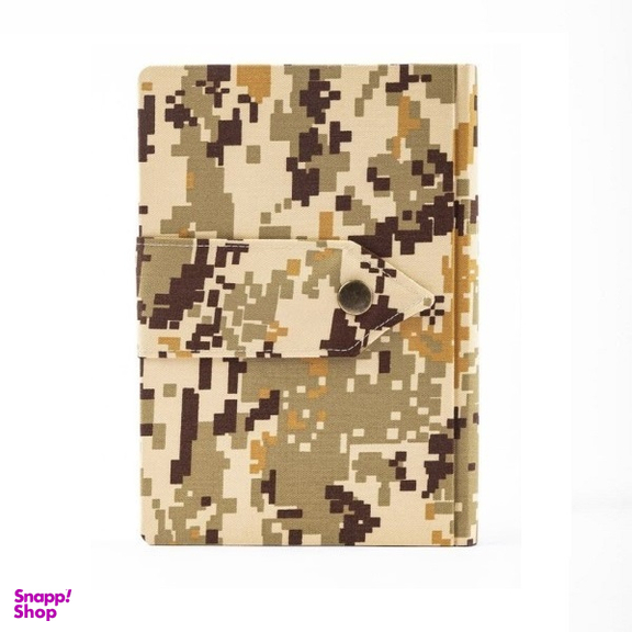 دفتر رگال مدل شطرنجی سردوشی رنگ قهوه‌ای