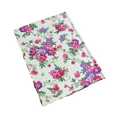 دفتر پارچه‌ای رگال طرح گل جیبی